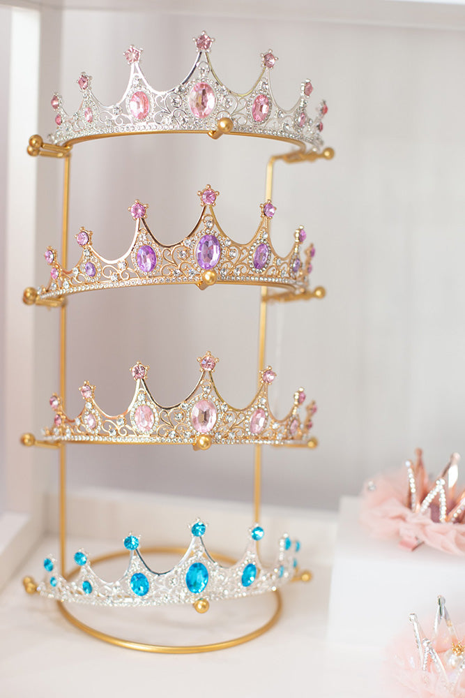 Princeses kronis - tiāra rozā