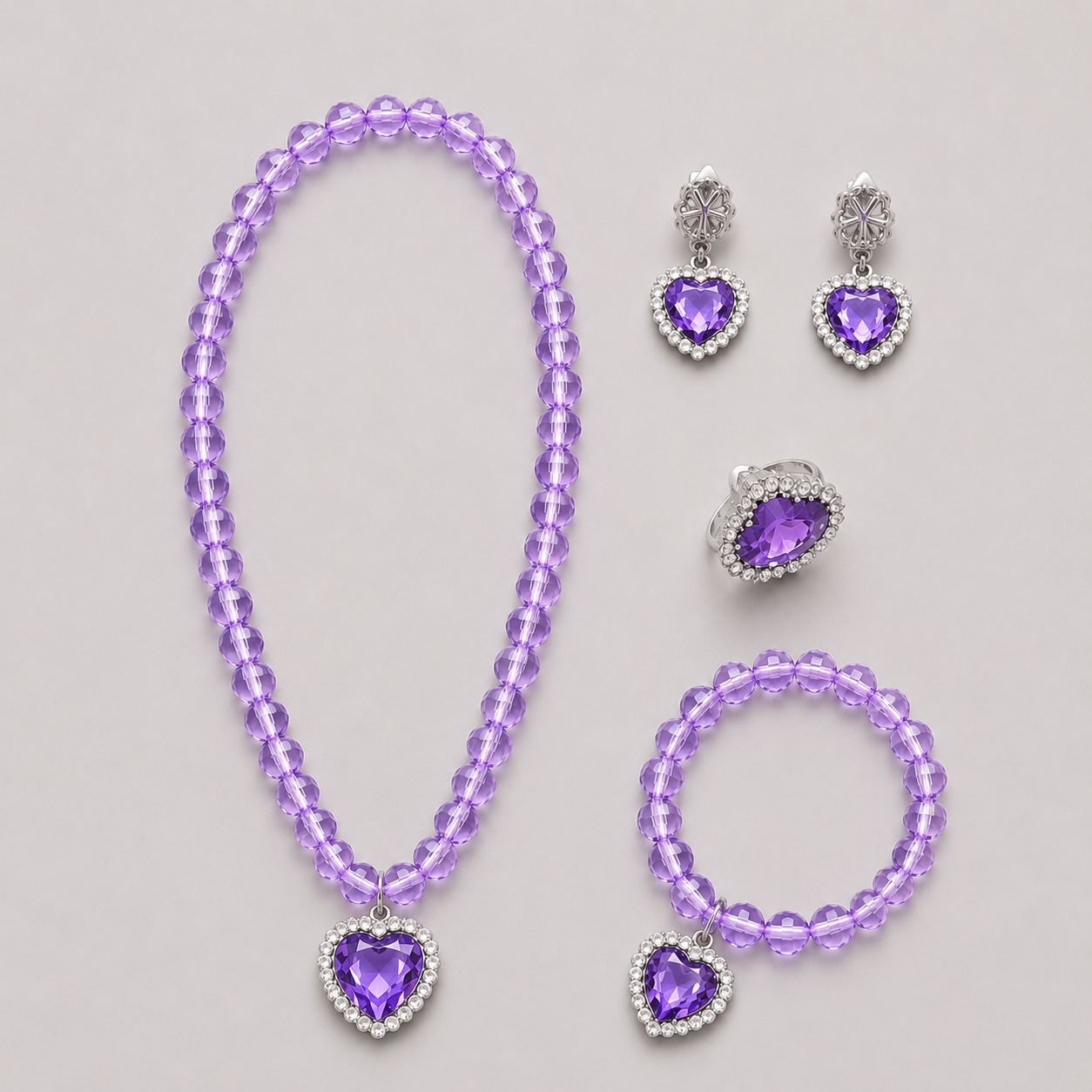 Princeses rotaslietu komplekts - violets