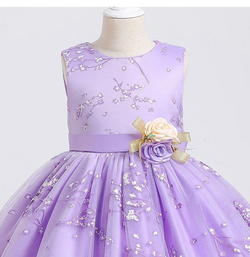Bērnudārza izlaiduma kleita violeta - Bazilio
