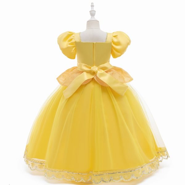 GARA PRINCESES BELLAS KLEITA DZELTENA - Bazilio