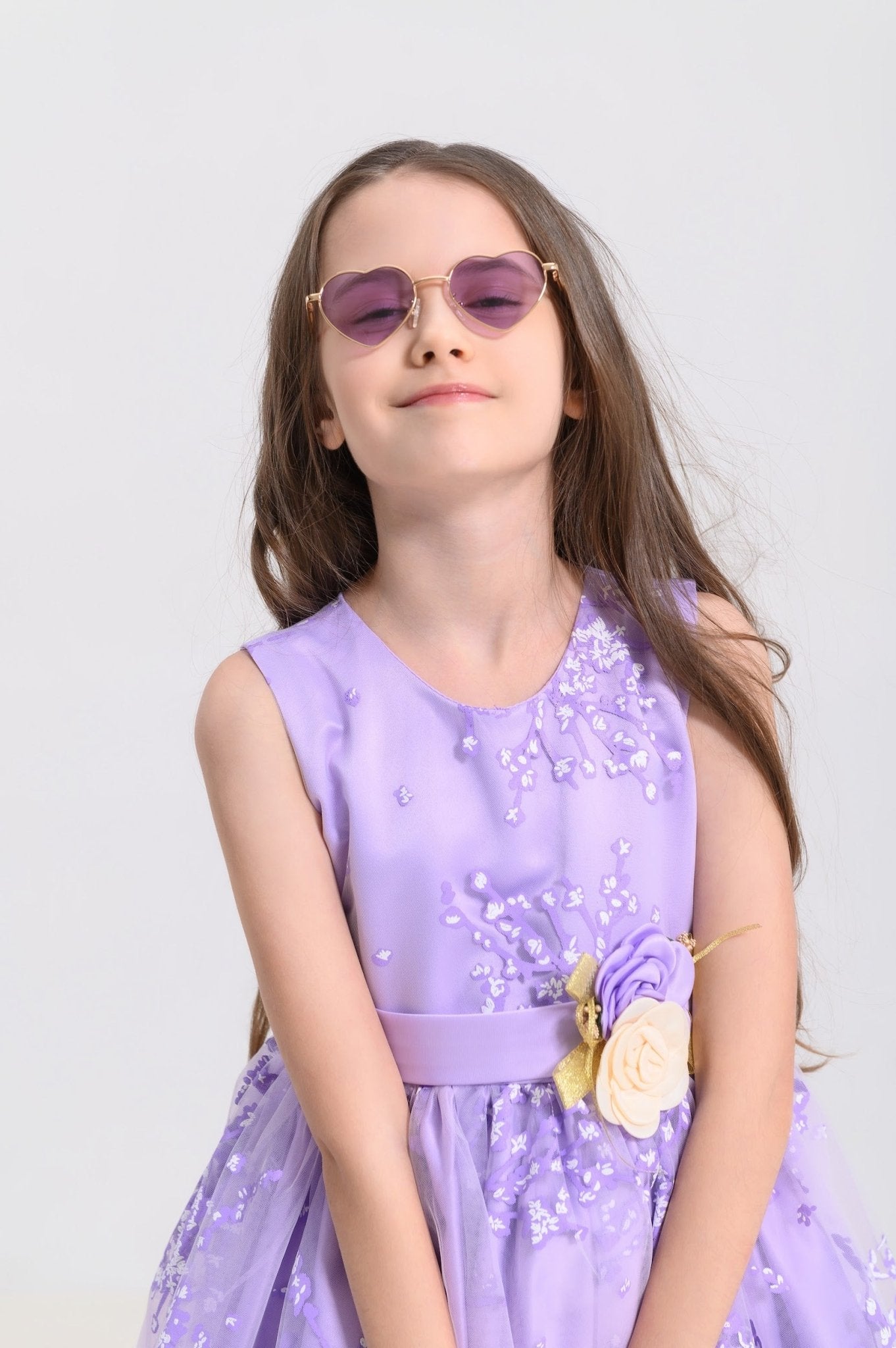 Bērnudārza izlaiduma kleita violeta - Bazilio