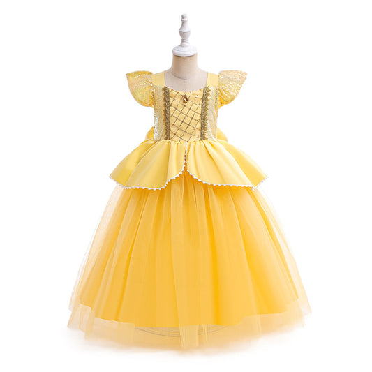 Disney Bellas princeses kleita dzeltena