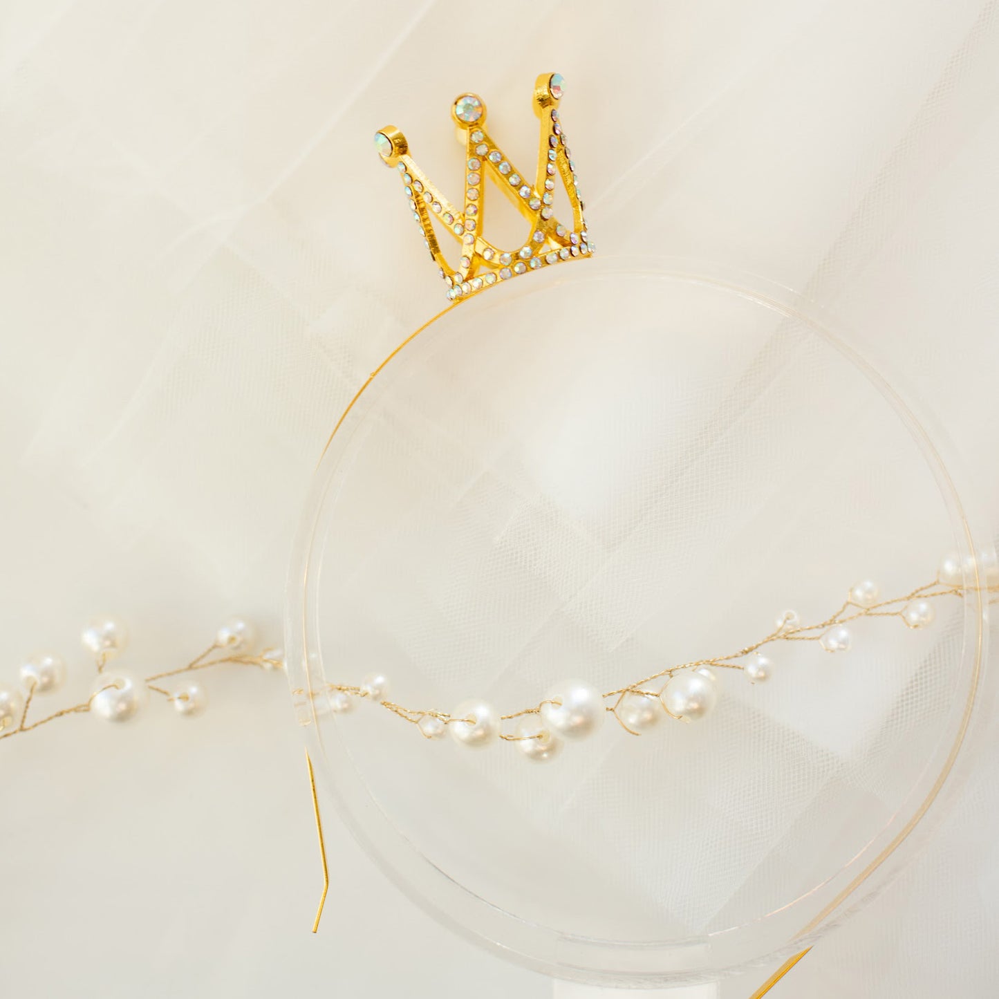 Matu stīpiņa - kronītis zelta tonī