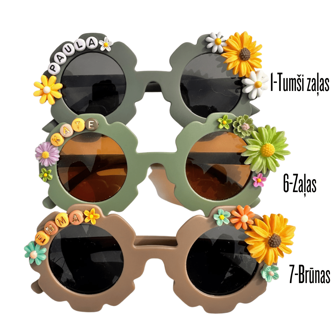 Personalizētas bērnu saulesbrilles 3 - 10 gadiem - Bazilio
