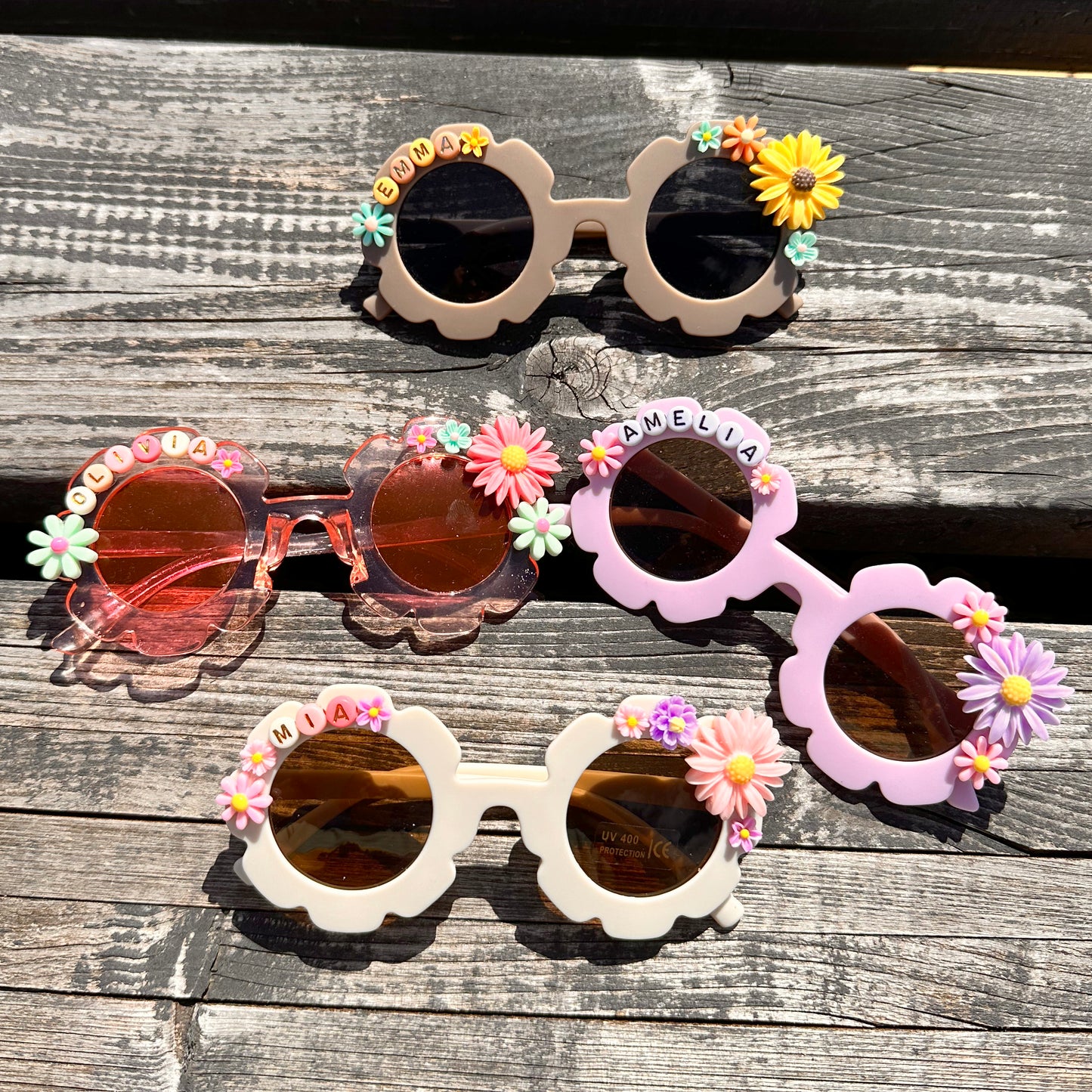 Personalizētas bērnu saulesbrilles 3-10 gadiem