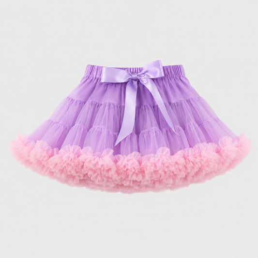 Kupli svārki meitenēm violetā krāsā