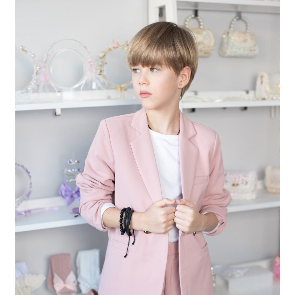 Stilīgs uzvalks zēnam gaišs