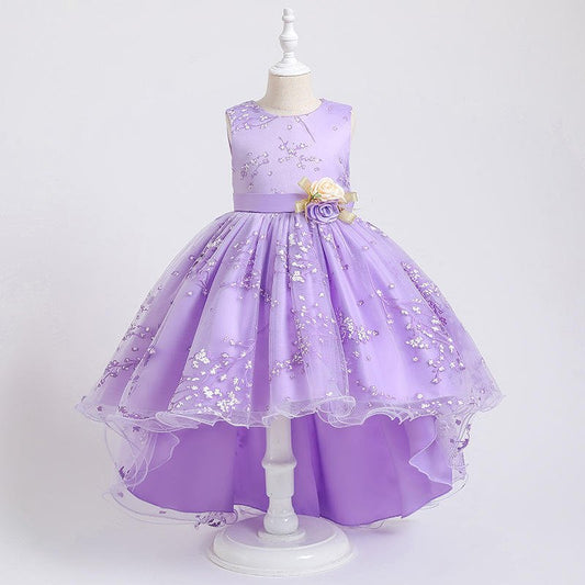 Bērnudārza izlaiduma kleita violeta - Bazilio