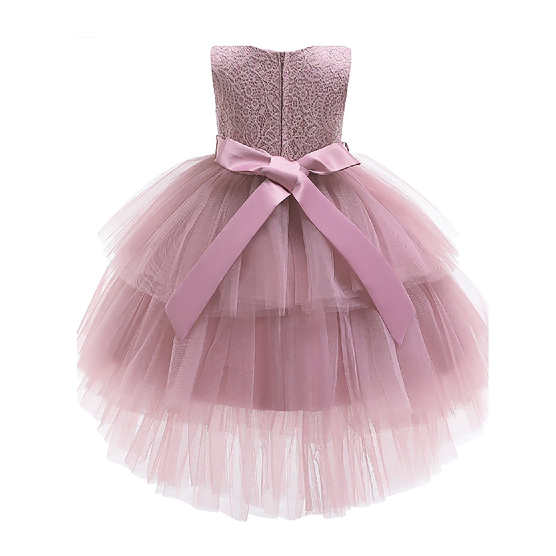 Kupla kleita meitenēm Stella rozā - Bazilio